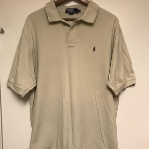 Tan or Cream Polo Shirt